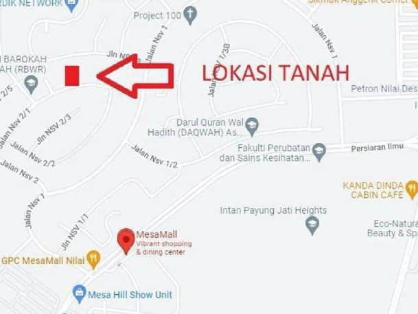 Tanah Banglo Nilai Spring Nilai Negeri Sembilan 10301 Sqft Freehold Geran Individu