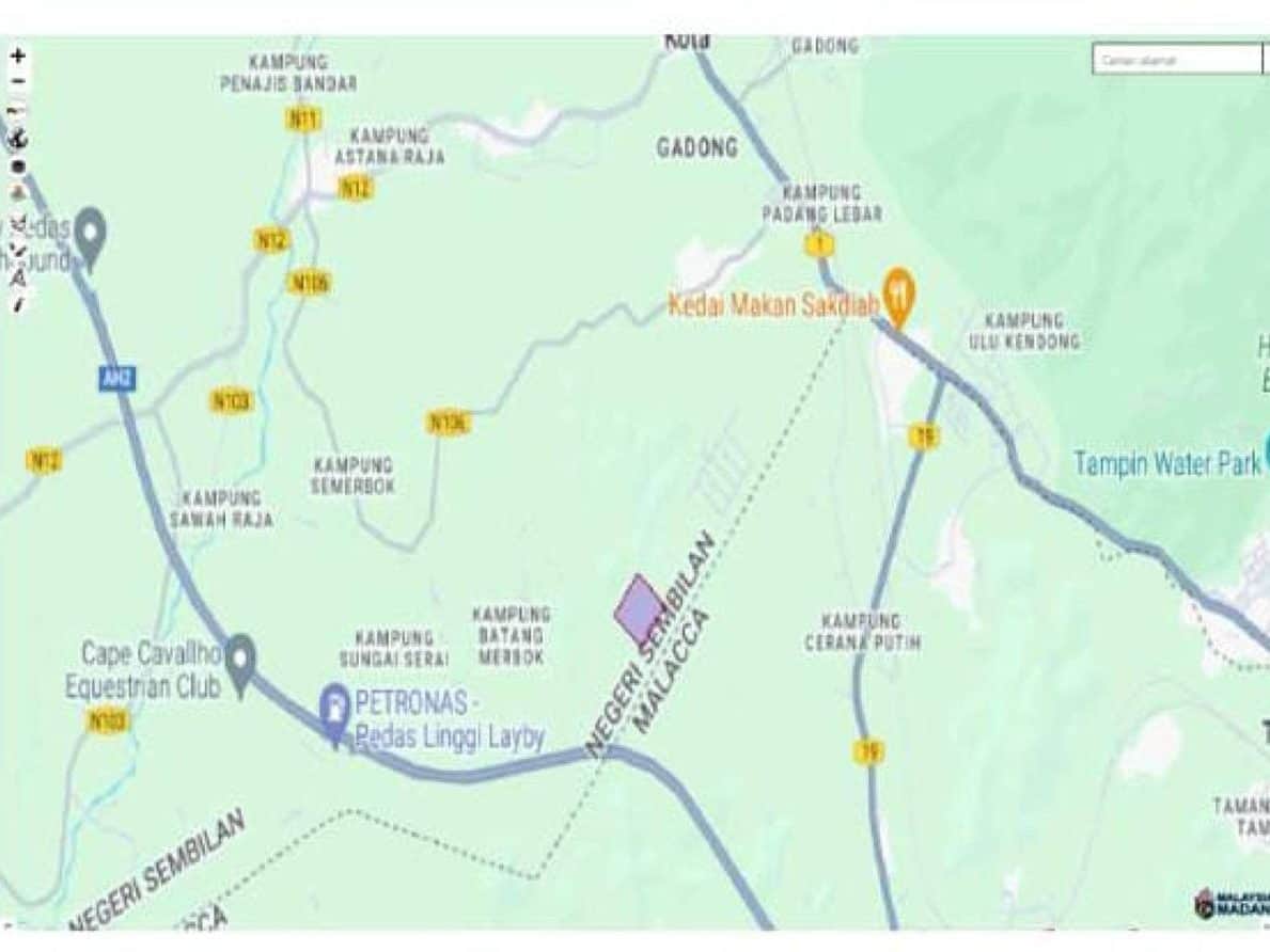 Tanah Pertanian Kg Batang Merbok Rembau 294.60 Ekar Freehold