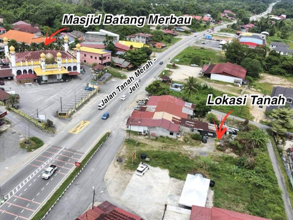 Tanah Lot Kedai Batang Merbau Tanah Merah Kelantan 1603 Kaki Persegi Freehold